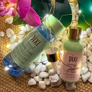Bundle Lot 2 Pixi By Petra Clarity Tonic 3.4oz & Rose Oil Blend 1oz NIB $39val